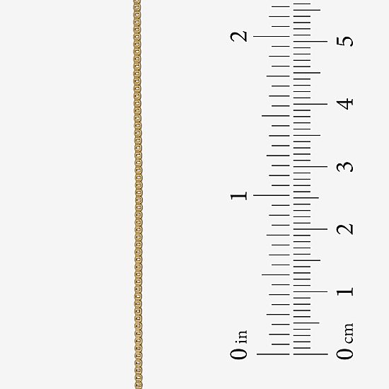 Made in Italy Womens 14K Gold 20 Inch Box Chain Necklace