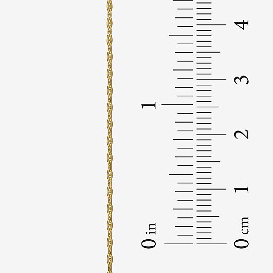 Womens 14K Gold 18 Inch Mariner Chain Necklace