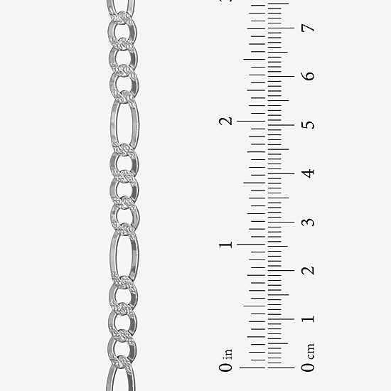 Made in Italy Mens Sterling Silver 24 Inch Link Necklace