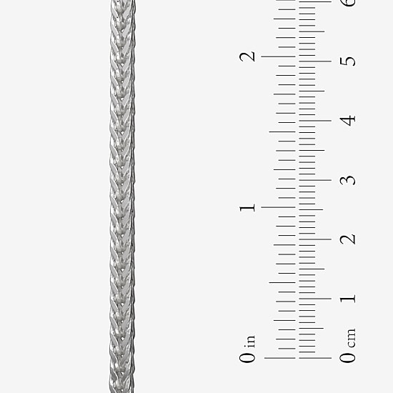 Made in Italy Womens Sterling Silver 24 Inch Link Chain Necklace