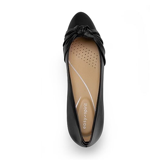 Easy Spirit Caster Womens Round Block Heel Pumps
