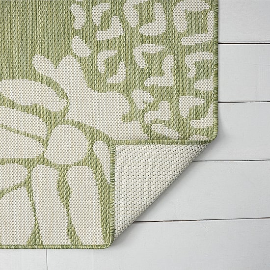 Catherine Pineapples Indoor Outdoor Rectangular Area Rug