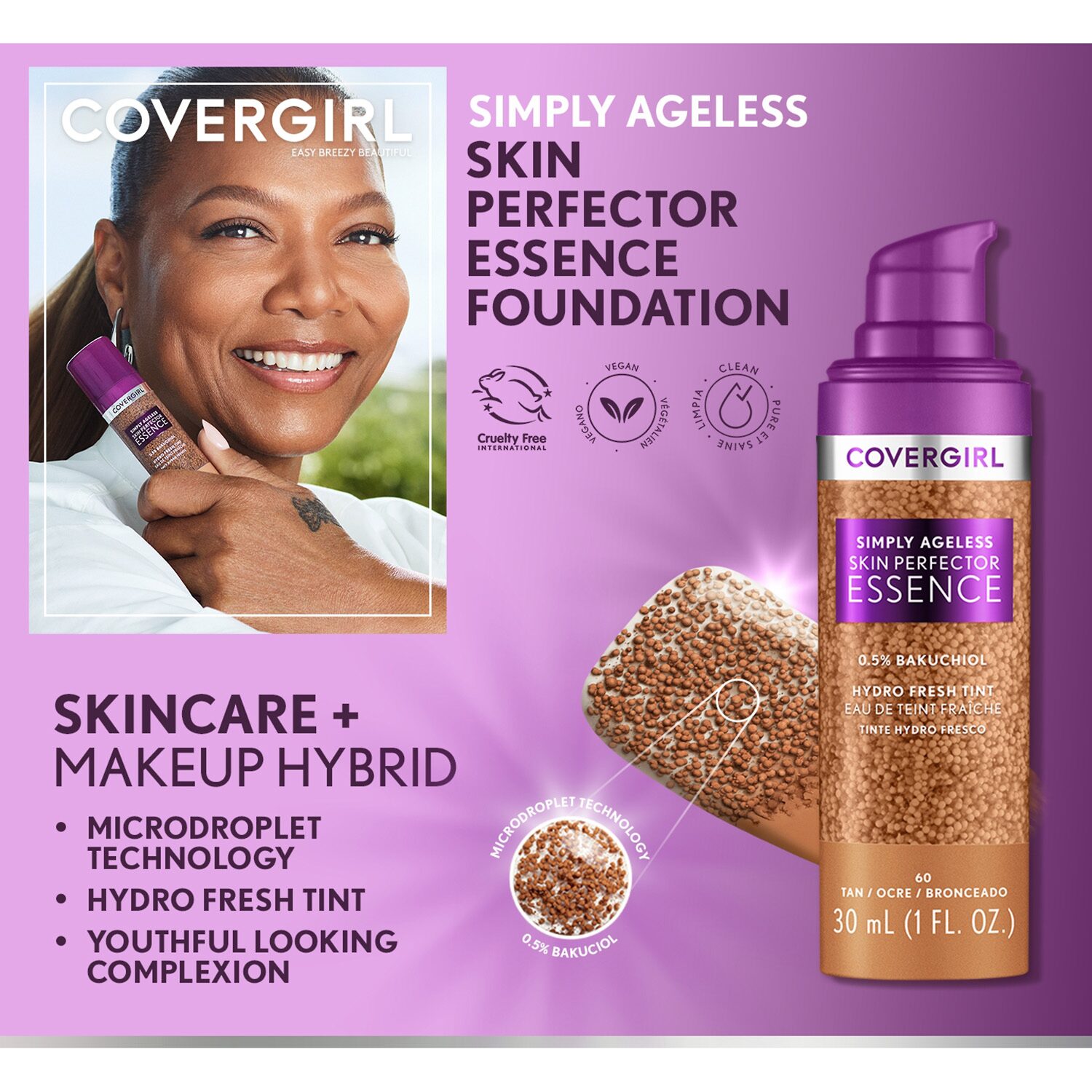 COVERGIRL Simply Ageless Skin Perfector Essence Foundation