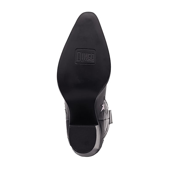 Dingo Womens Starburst Block Heel Cowboy Boots