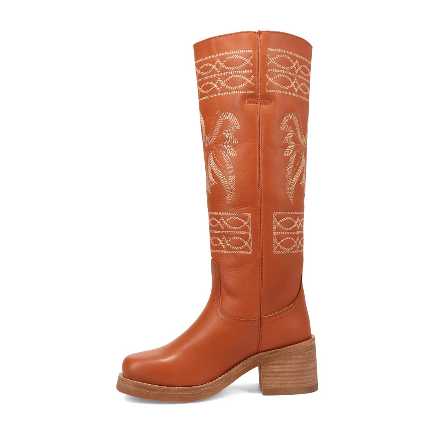 Dingo Womens Avalon Stacked Heel Cowboy Boots