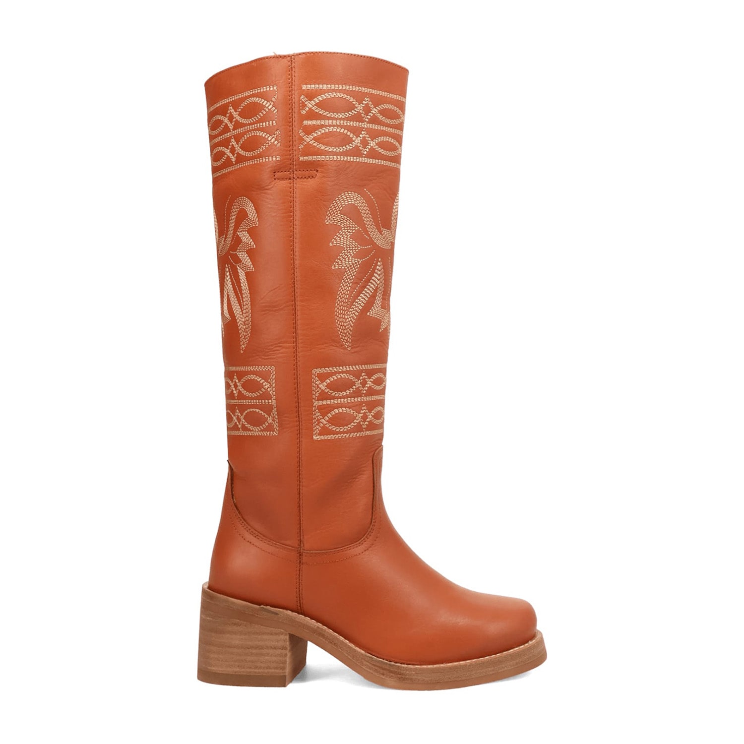 Dingo Womens Avalon Stacked Heel Cowboy Boots