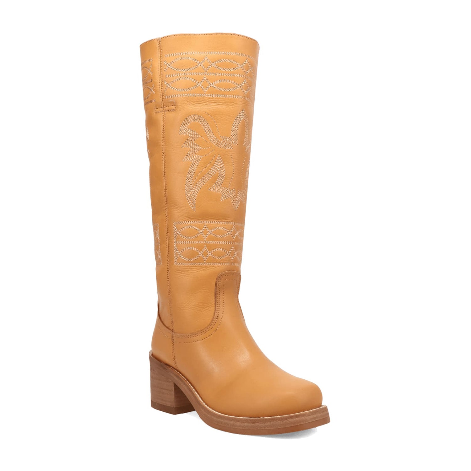 Dingo Womens Avalon Stacked Heel Cowboy Boots