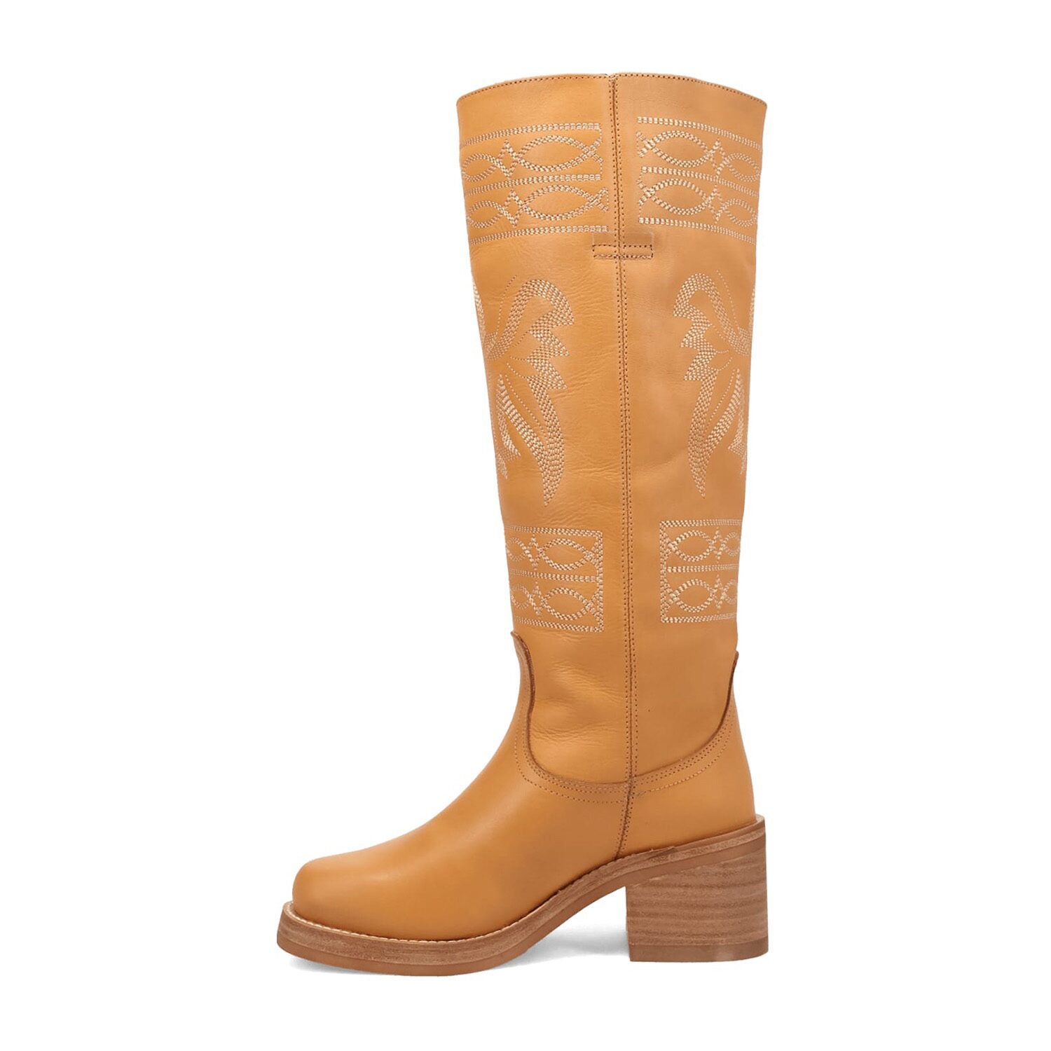Dingo Womens Avalon Stacked Heel Cowboy Boots