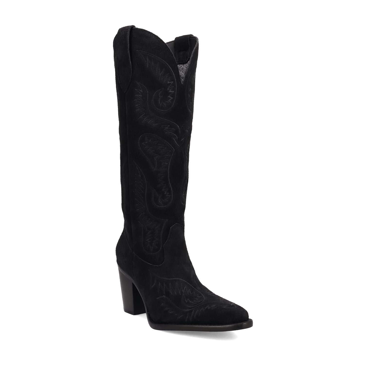 Dingo Womens Evita Stacked Heel Cowboy Boots