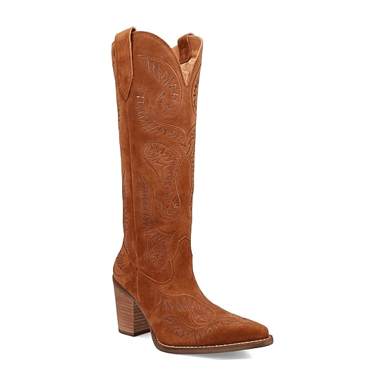 Dingo Womens Evita Stacked Heel Cowboy Boots