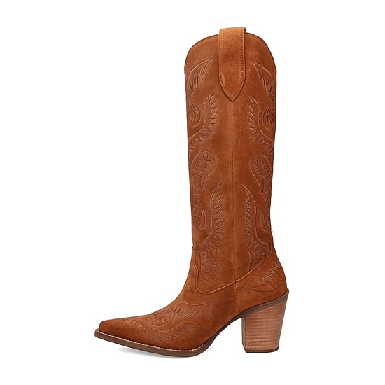 Dingo Womens Evita Stacked Heel Cowboy Boots