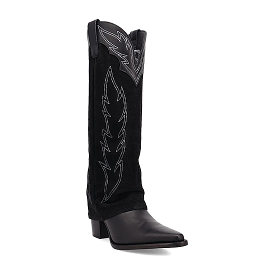 Dingo Womens Wild Fire Block Heel Cowboy Boots