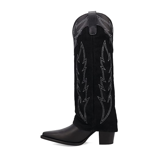 Dingo Womens Wild Fire Block Heel Cowboy Boots