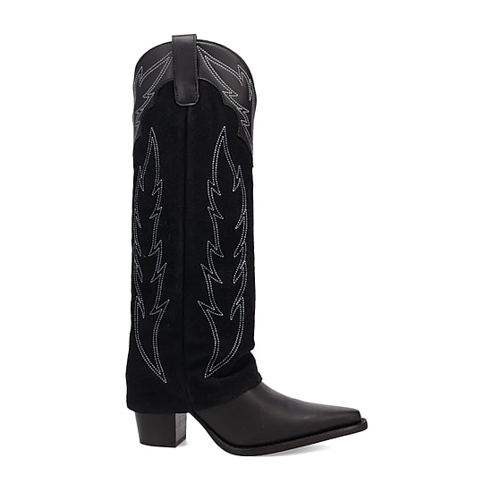 Dingo Womens Wild Fire Block Heel Cowboy Boots