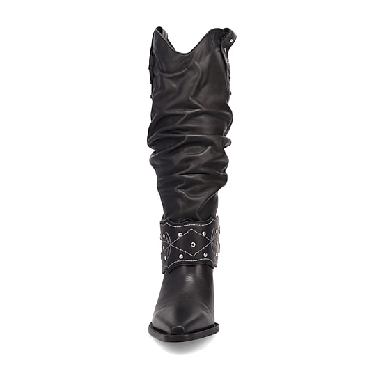 Dingo Womens Grit N' Grace Block Heel Cowboy Boots