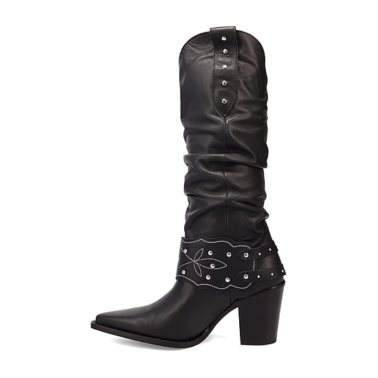 Dingo Womens Grit N' Grace Block Heel Cowboy Boots