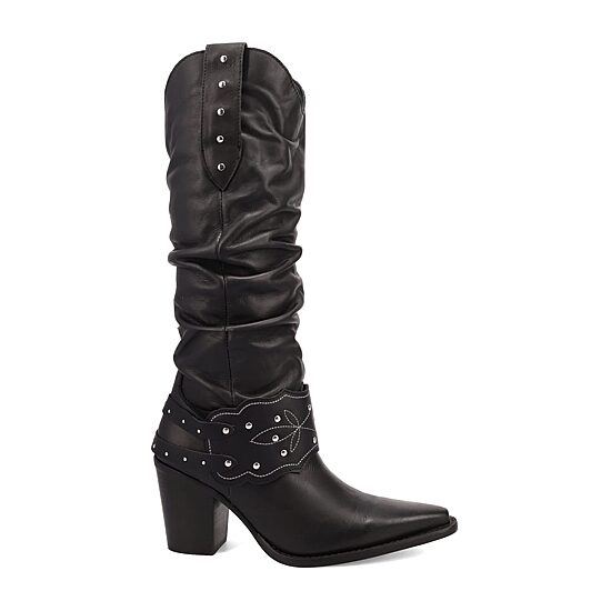 Dingo Womens Grit N' Grace Block Heel Cowboy Boots