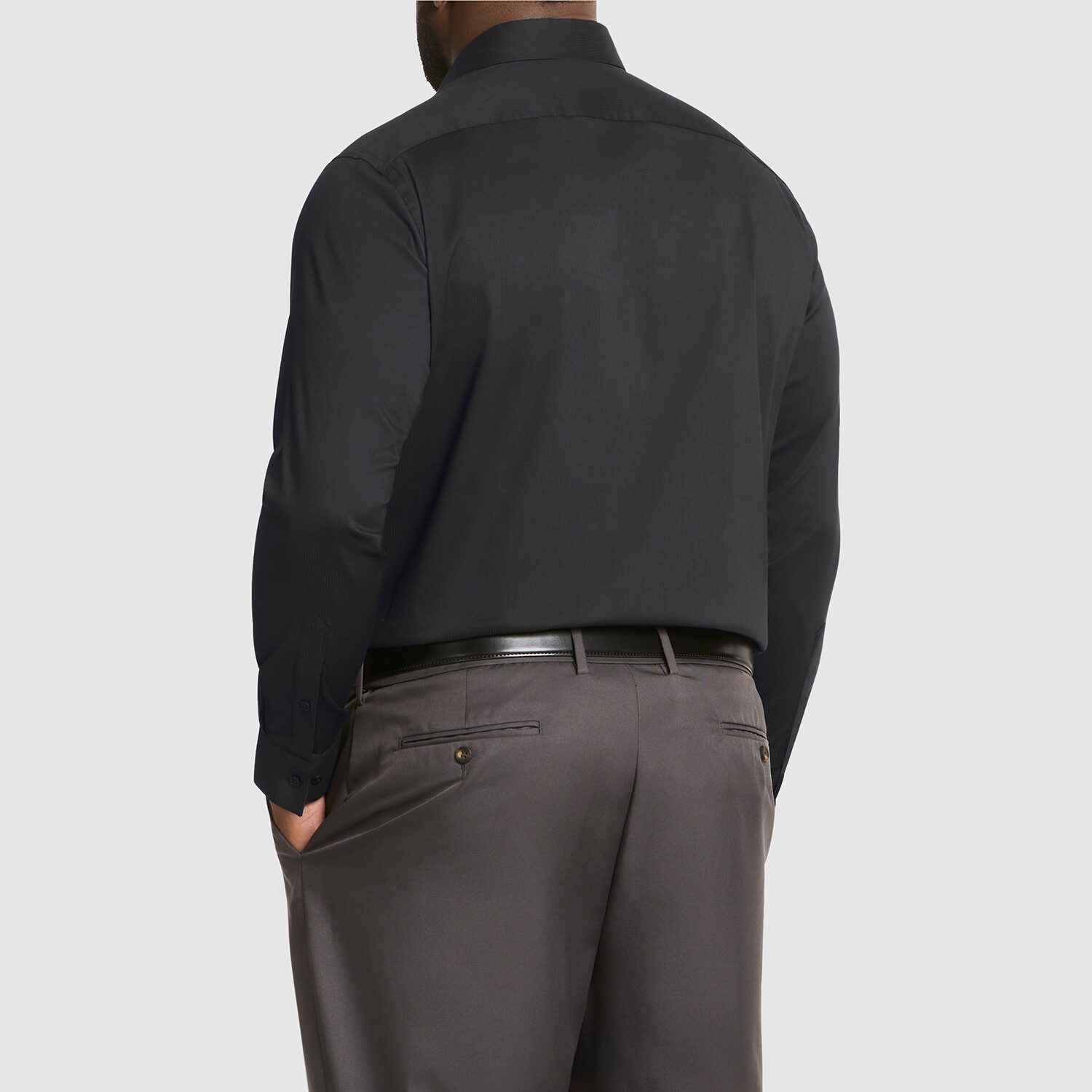 Van Heusen Everyday Defense Mens Big & Tall Classic Fit Stretch Fabric Wrinkle Free Long Sleeve Dress Shirt