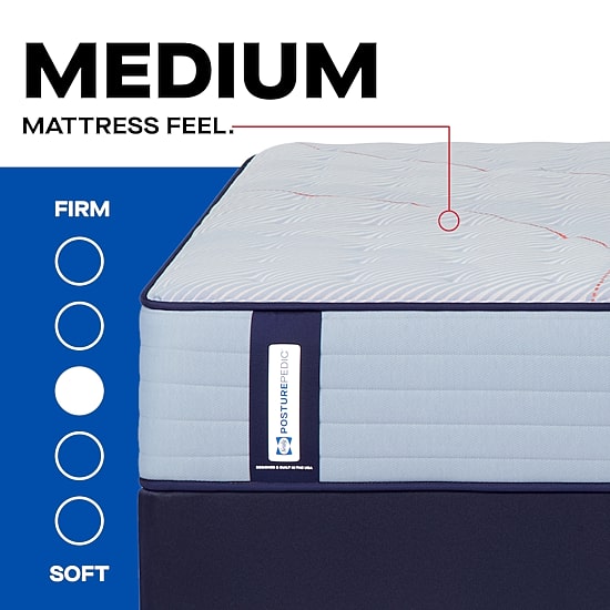 Sealy Posturepedic Briggs 13" Medium Tight Top - Mattress + Box Spring