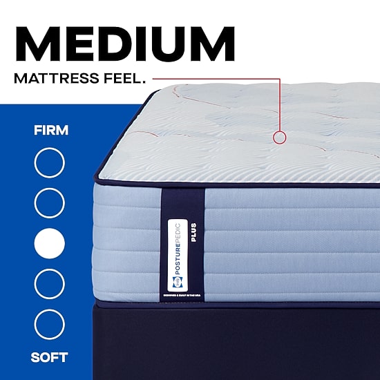 Sealy Posturepedic Ripley 13" Firm Tight Top - Mattress + Box Spring