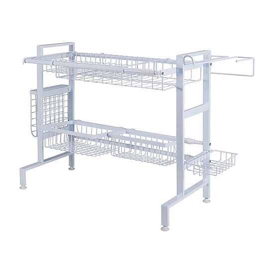 Gourmet Basics by Mikasa Over Sink Expandable Wall Organizer