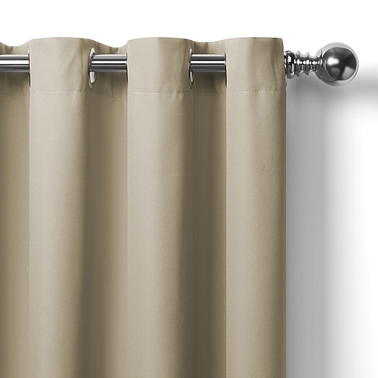 Threadmade Connor Grommet Top Light-Filtering Single Outdoor Curtain Panel