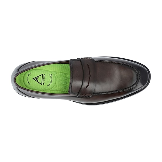 Vance Co Keith Mens Round Closed Toe Loafers