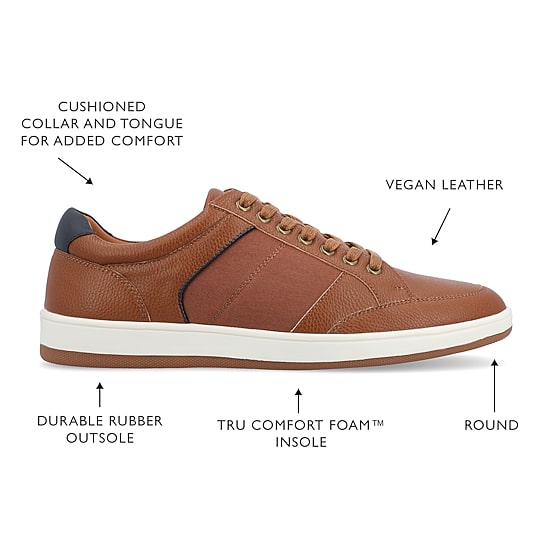 Vance Co Rogers Mens Round Closed Toe Slip-On Shoe