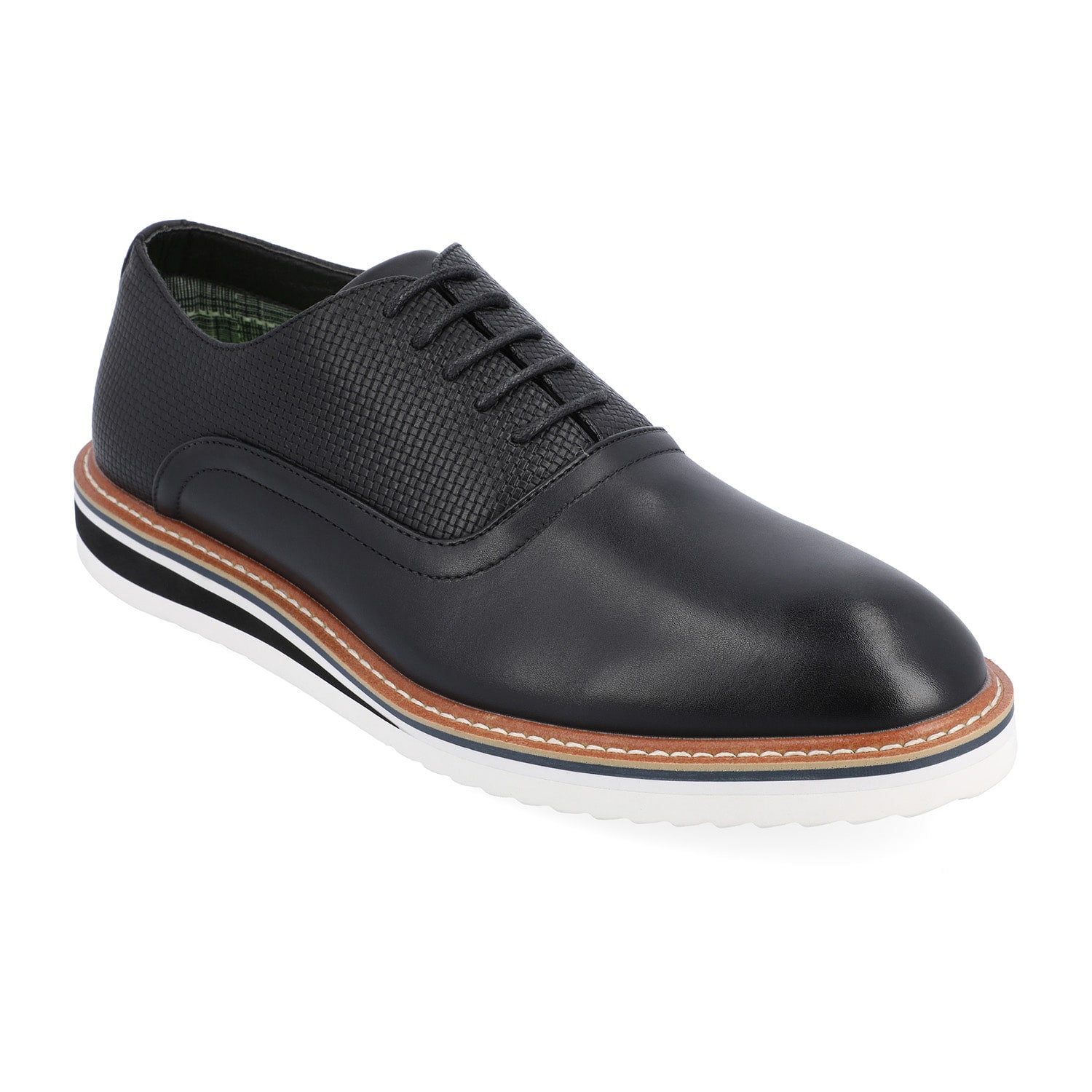 Vance Co Weber Mens Round Closed Toe Oxford Shoes