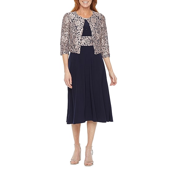 Jessica Howard Womens Jacket Dress