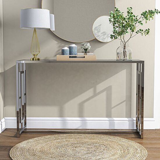Furniture of America™ Selma Glass Top Console Table