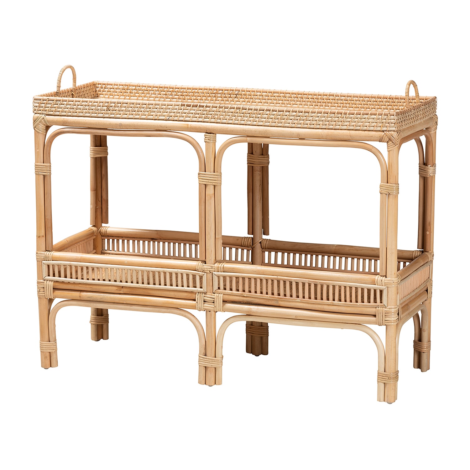 Lombok Rattan Console Table