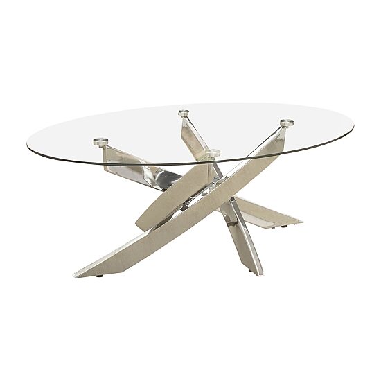 Furniture of America™ Newport Glass Top Glass Coffee Table