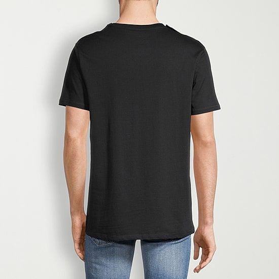St. John's Bay Dexterity Super Soft Mens Easy-on + Easy-off Crew Neck Short Sleeve Adaptive T-Shirt