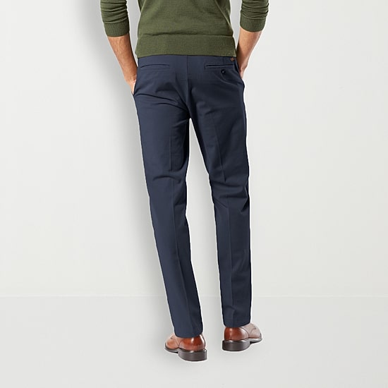 dockers slim fit dress pants Men's Dockers Workday Slim-Fit Smart 360 FLEX Khaki Pants