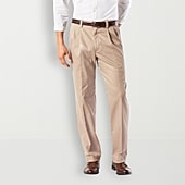 Dockers Easy Khaki With Stretch Mens Comfort Waistband Classic Fit Pleated Pant