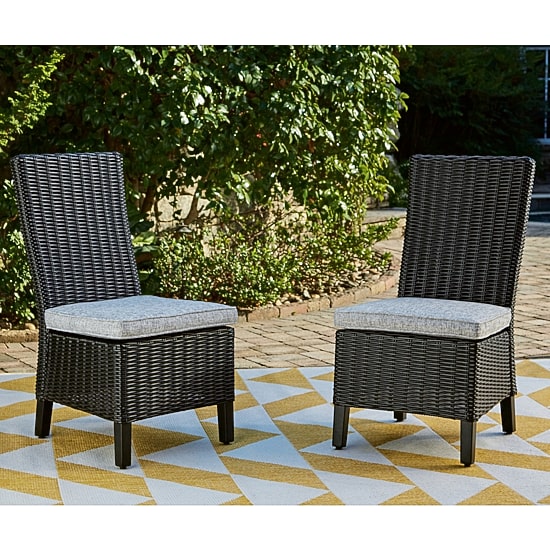 Signature Design by Ashley® Beachcroft  2-pc. Outdoor Side Chair with Nuvella Cushion

