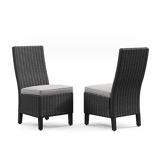 Signature Design by Ashley® Beachcroft  2-pc. Outdoor Side Chair with Nuvella Cushion

