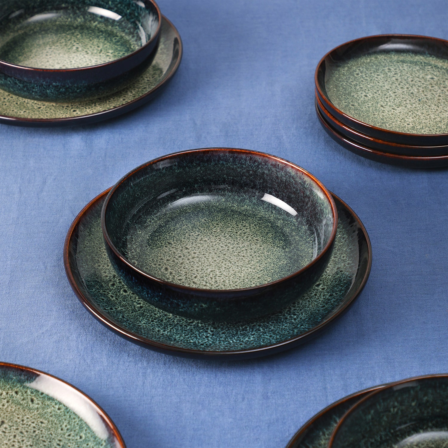 Stone + Lain Remy 24-pc. Stoneware Dinnerware Set