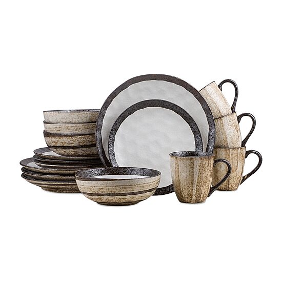 Stone + Lain Lucy 16-pc. Porcelain Dinnerware Set