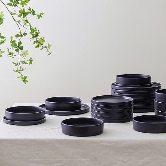 Stone + Lain Cleo 32-pc. Stoneware Dinnerware Set