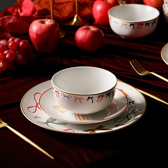 Stone + Lain Rosie 12-pc. Porcelain Dinnerware Set
