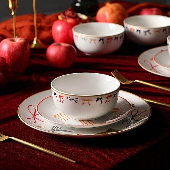 Stone + Lain Rosie 12-pc. Porcelain Dinnerware Set