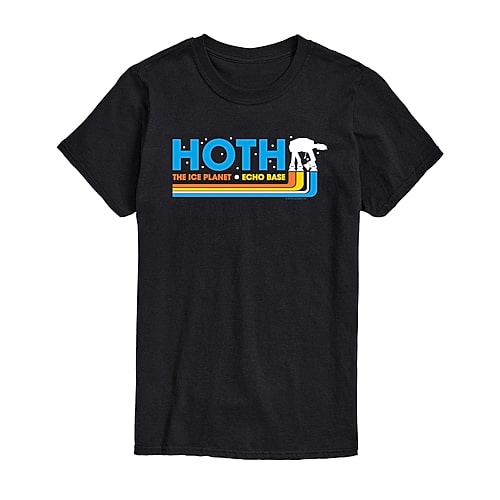 Novelty Mens Crew Neck Short Sleeve Regular Fit Star Wars Graphic T-Shirt, Medium, Black