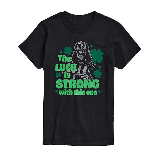Novelty Mens Crew Neck Short Sleeve Regular Fit Star Wars Graphic T-Shirt