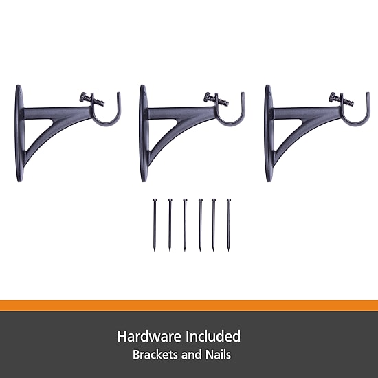 Kenney® Fast Fit™ Easy Install Lilly Cage Curtain Rod