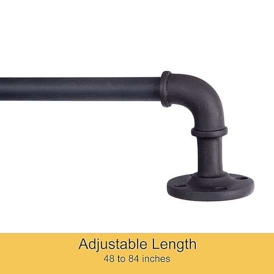 Kenney Adler Indoor/Outdoor Wrap Around 5/8 IN Adjustable Curtain Rod
