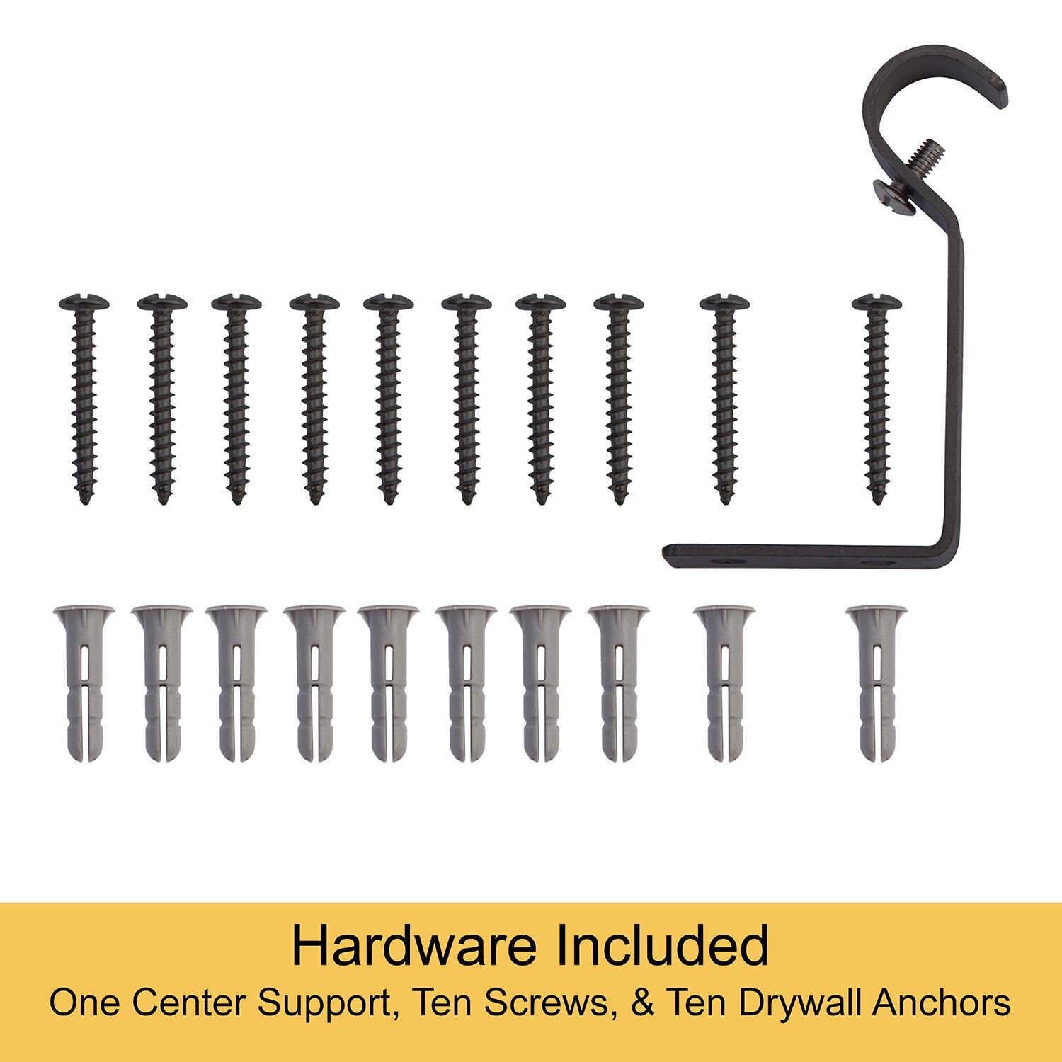 Kenney Adler Indoor/Outdoor Wrap Around 5/8 Adjustable Curtain Rod