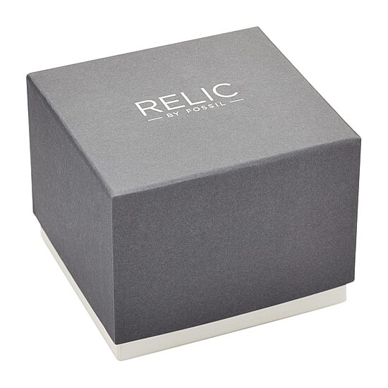 Relic By Fossil Keira Womens Crystal Accent Silver Tone Stainless Steel 2-pc. Watch Boxed Set Zr12613set