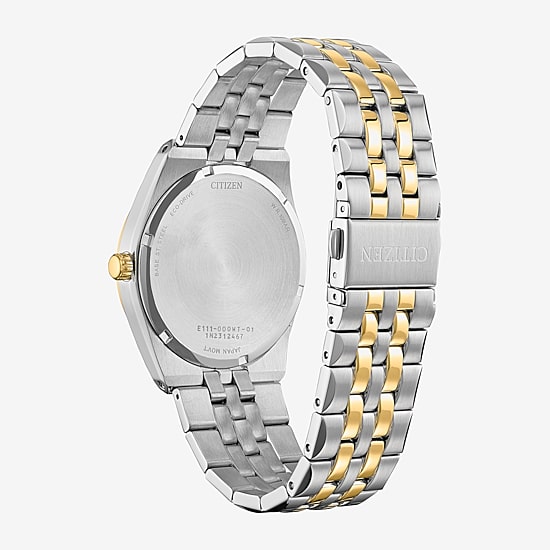 Citizen Corso Mens Two Tone Stainless Steel Bracelet Watch Bm7334